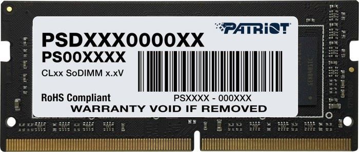 Patriot Signature Line 16GB(1x16GB) DDR4 3200MHz CL22 SODIMM Ram (PSD416G320081S)