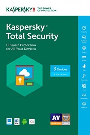 KASPERSKY TOTAL SECURITY 3 KUL 1 YIL