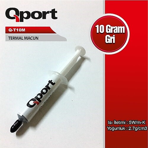 QPORT (Q-T10M) 10GRAM 5W/M-K 2.7/CM3 TERMAL MACUN