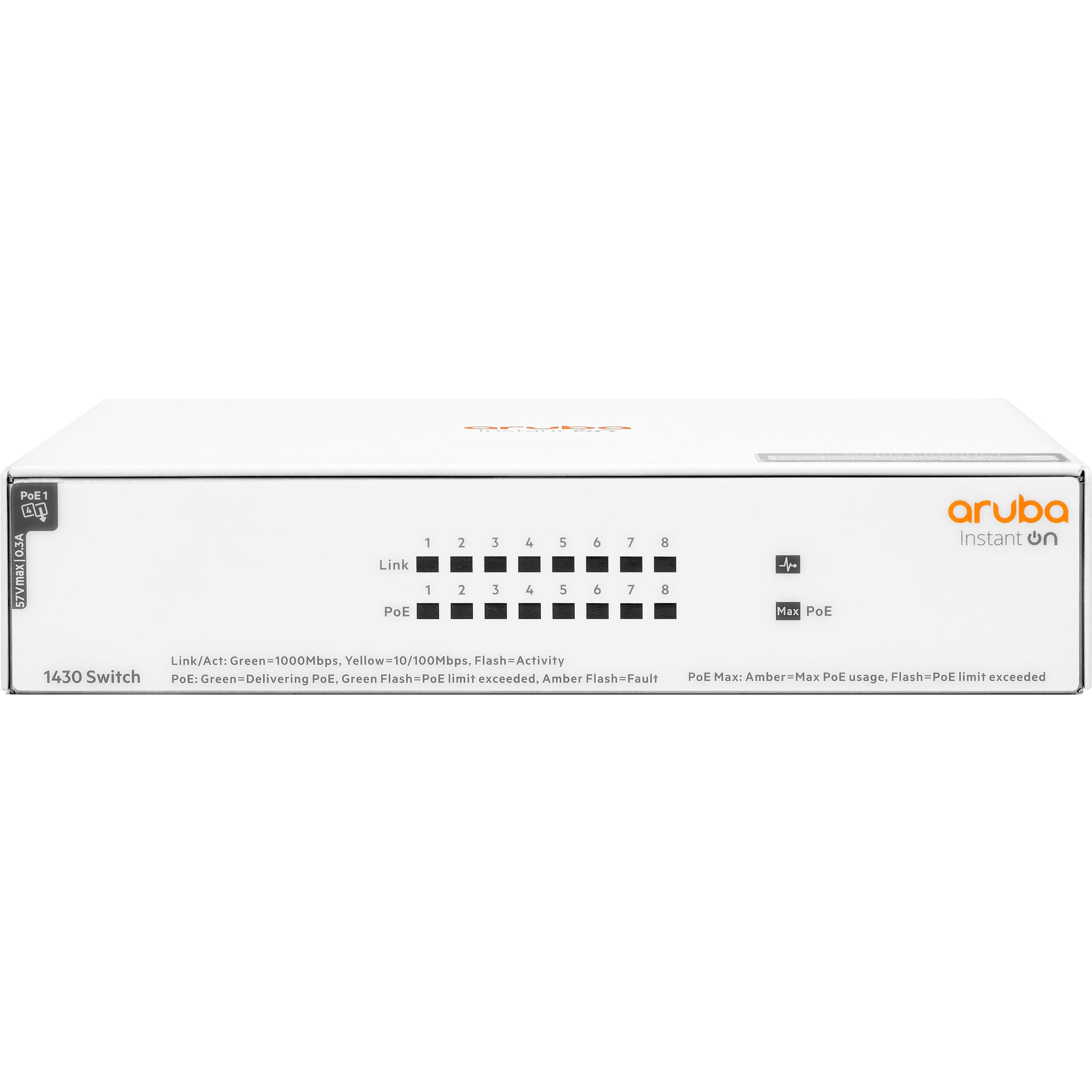 HP ARUBA INSTANT ON R8R46A 1430-8G POE YONETILEMEZ