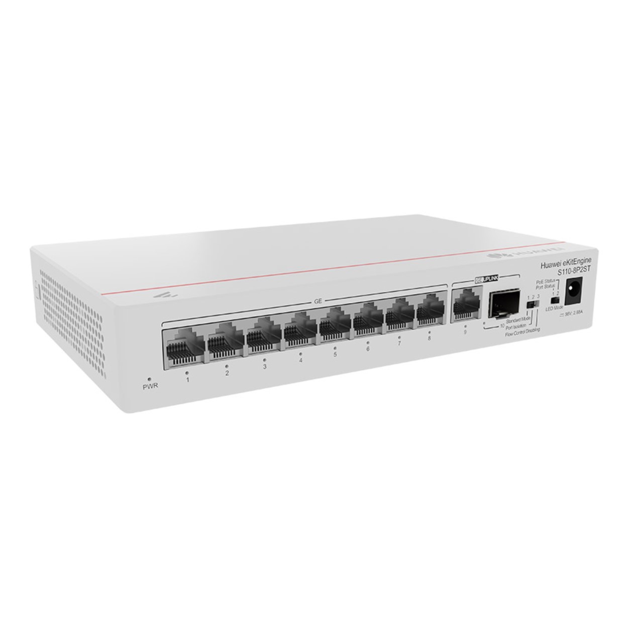 HUAWEI EKIT S110-8P2ST 8 PORT 10/100/1000 POE 124W 1XSFP 1XU...