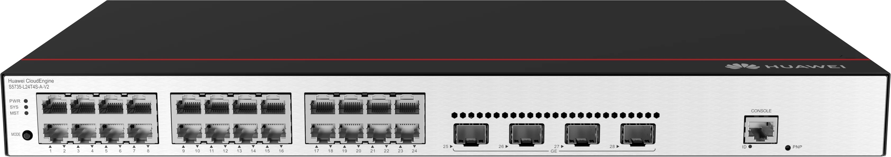 HUAWEI S5735-L24T4S-A-V2 10/100/1000BASE-T 24 PORT 4GE SFP PORT AC GUC