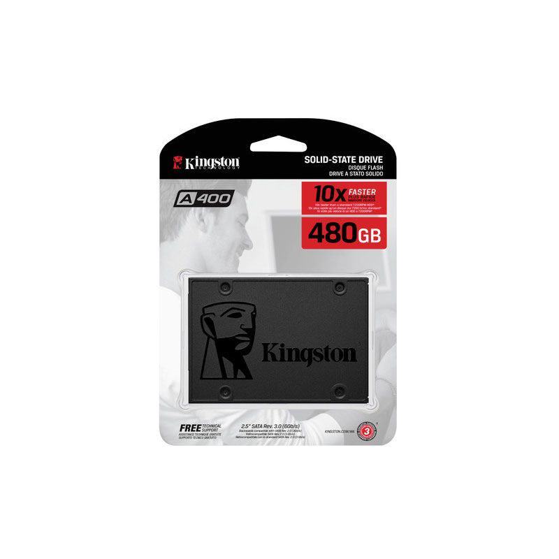 SA400S37-480G KINGSTON A400 480GB SATA 3 SSD DISK