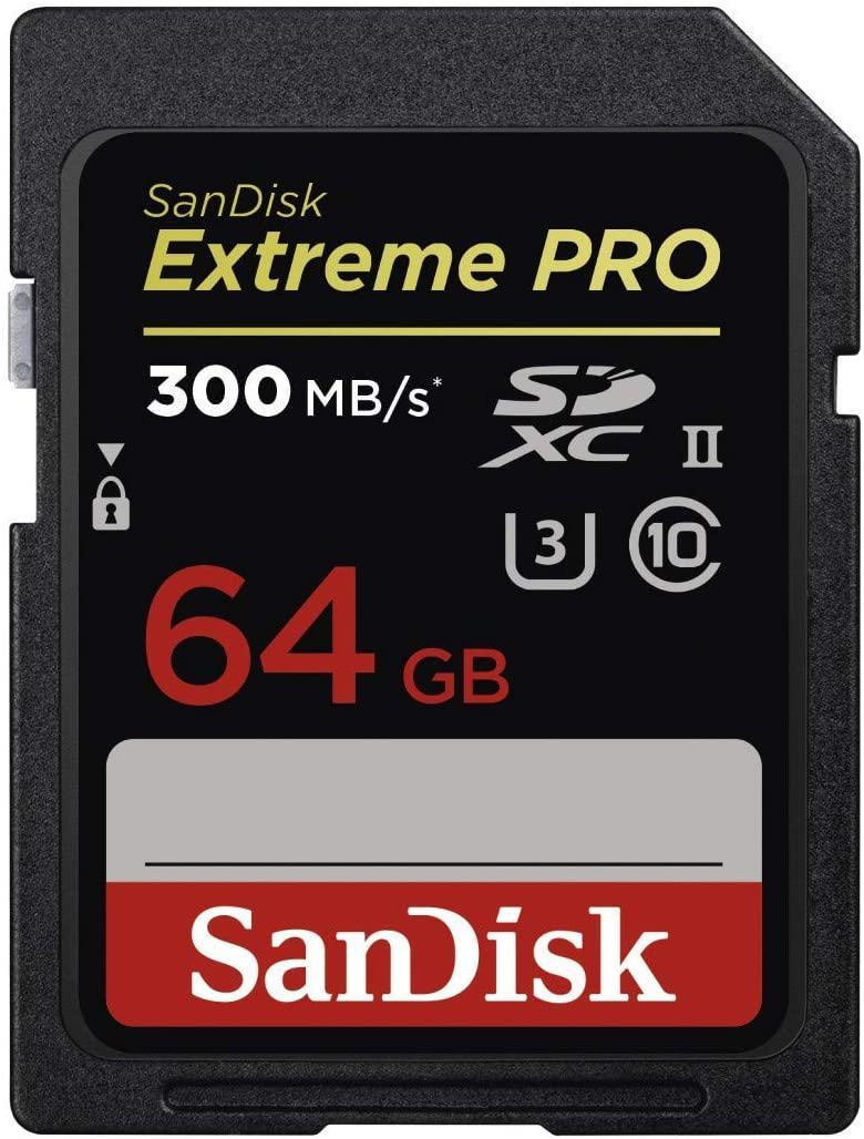 64GB SD KART 300MB-S EXTREME PRO SANDISK SDSDXDK-064G-GN4IN