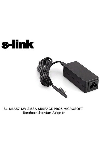 S-LINK SL-NBA57 12V 2.58A SURFACE PRO3 MICROSOFT NOTEBOOK STANDART ADAPTOR