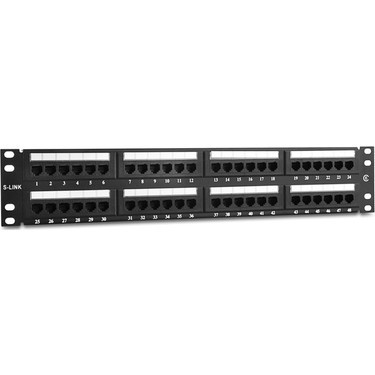 S-LINK SL-P648 48 PORT CAT6 UTP PATCH PANEL