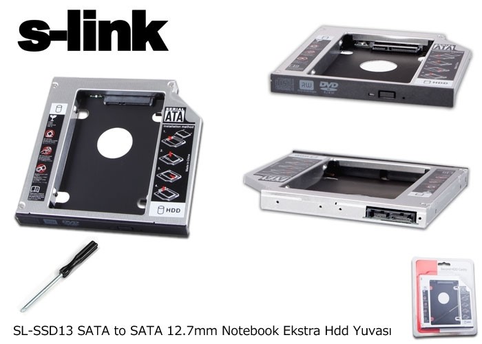 S-LINK SL-SSD13 SATA 2.5" 12.7MM HARDDISK (HDD) KUTUSU