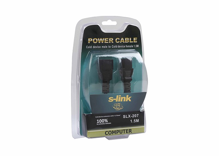 S-LINK SLX-207 1.5MT 0.75MM MONITOR POWER KABLOSU ARA KABLO