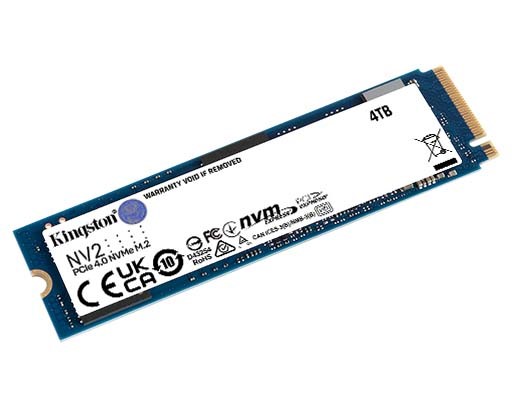 KINGSTON NV2 4TB 22X80MM PCIE 4.0 X4 M.2 NVME SSD