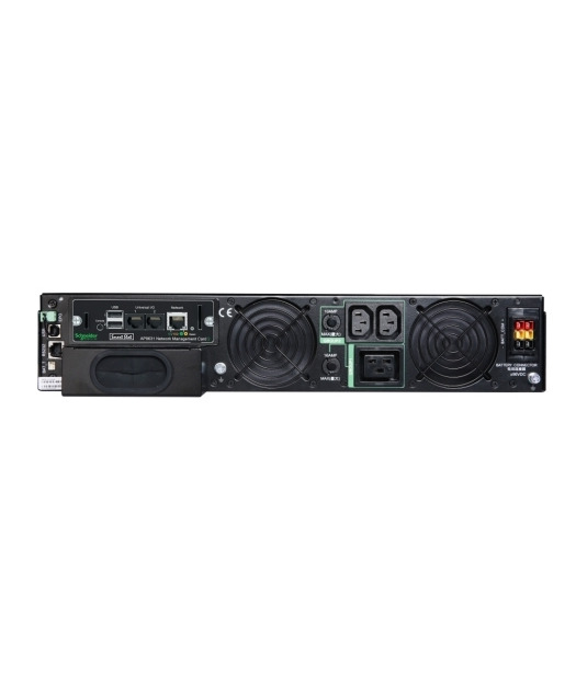 APC Smart-UPS On-Line, 8kVA/8kW, Rack/Tower, 230V, 2x IEC C13+1x IEC C19+Hard wire 3-wire (H+N+E) outlets, Network Card, W/O rail ki