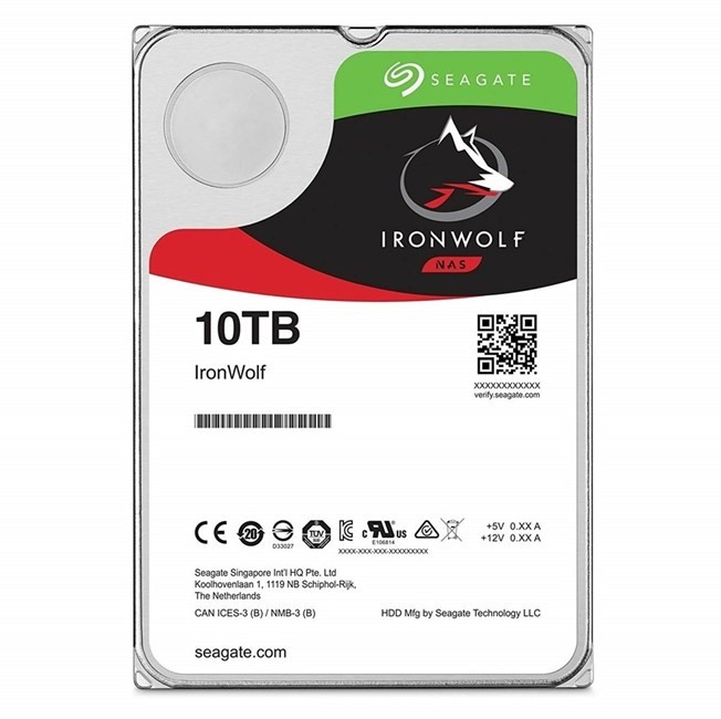 SEAGATE 10TB IRONWOLF 3.5" 7200 256M ST10000VN000