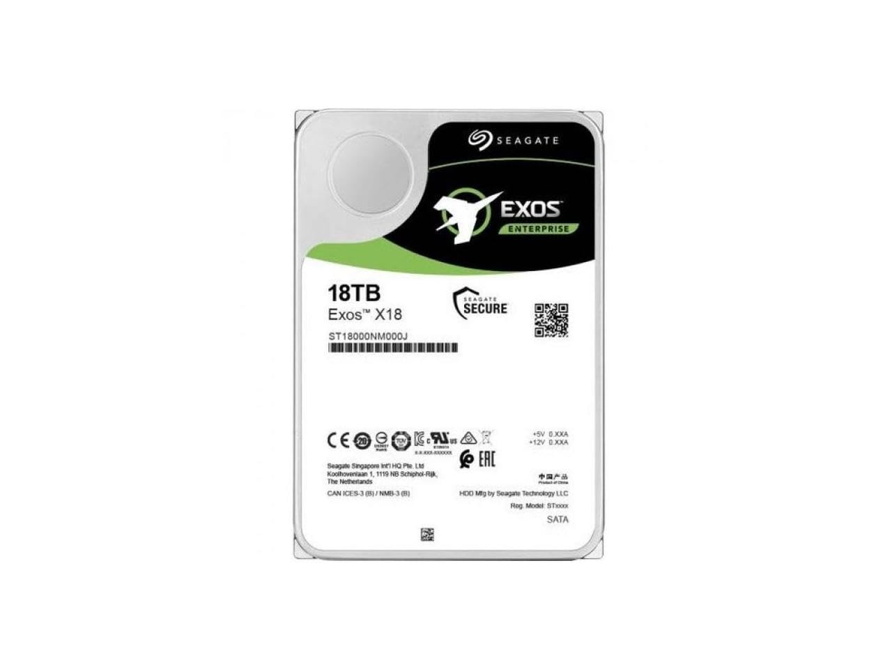 18 TB SEAGATE 3.5 EXOS SATA X18 512E 7200RPM 256MB ST18000NM001J (5 YIL RESMI DIST GARANTILI)