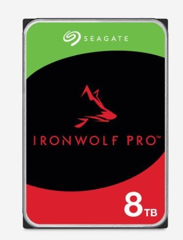 SEAGATE ST8000NT001 IRONWOLF PRO 8 TB KURUMSAL NAS DAHILI SABIT DISK HDD CMR 3.5" SATA 6 GB