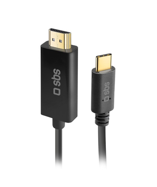 SBS TYPE-C-HDMI 1.8M KABLO SIYAH