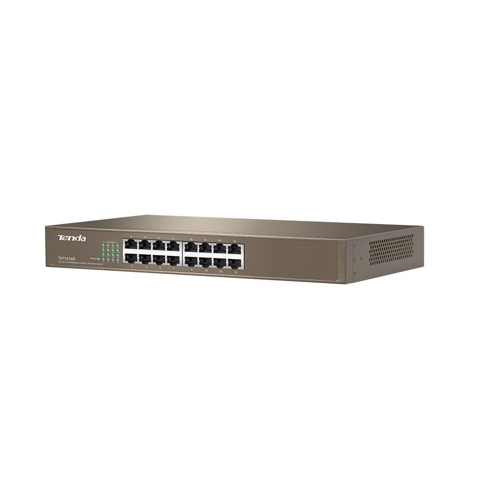 TENDA TEF1016D 16PORT 10-100 RACK-M SWITCH