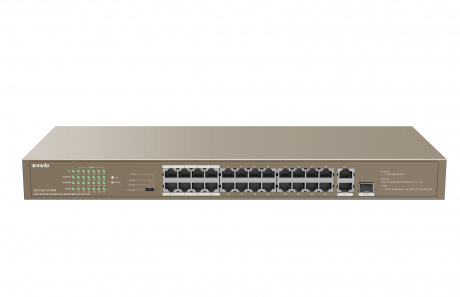 TENDA TEF1126P-24-250W 24PORT 10/100 YONETILEMEZ POE SWITCH