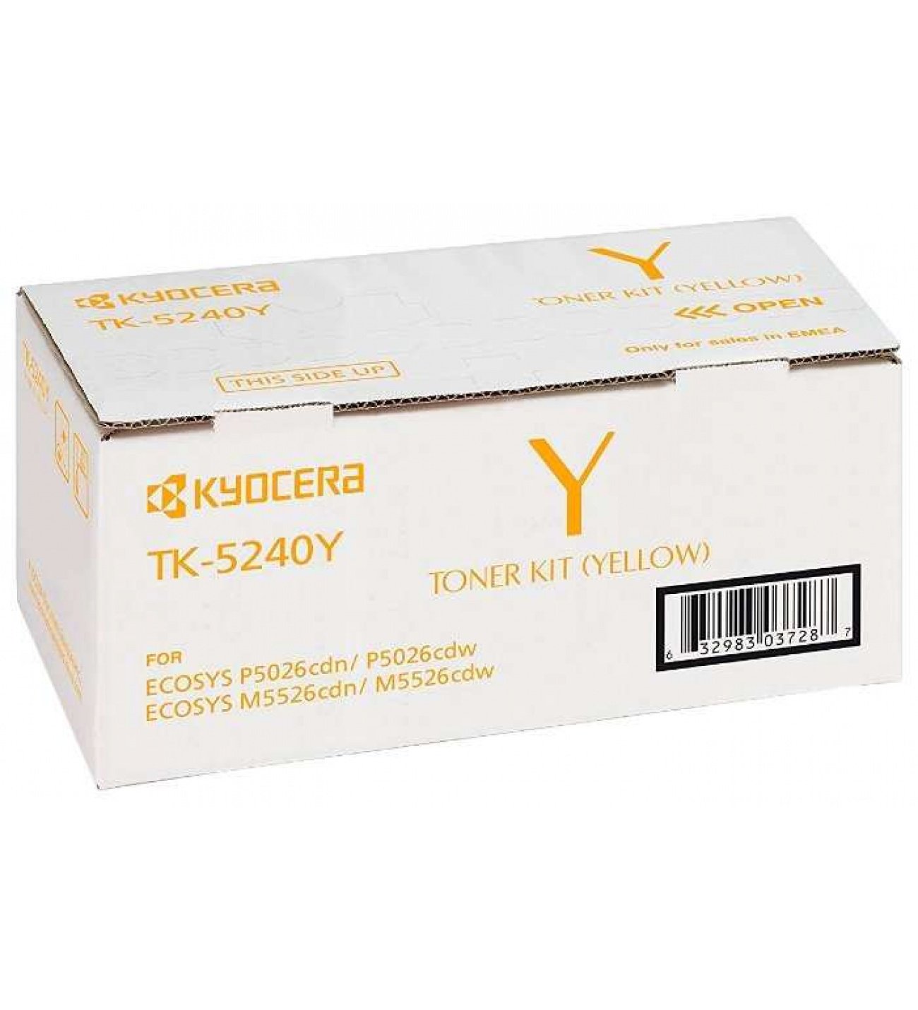 KYOCERA TK-5240Y YELLOW SARI ORJINAL FOTOKOPI TONERI ECOSYS M5526CDN-5526CDW P5026CDN-5026CDW 3.000