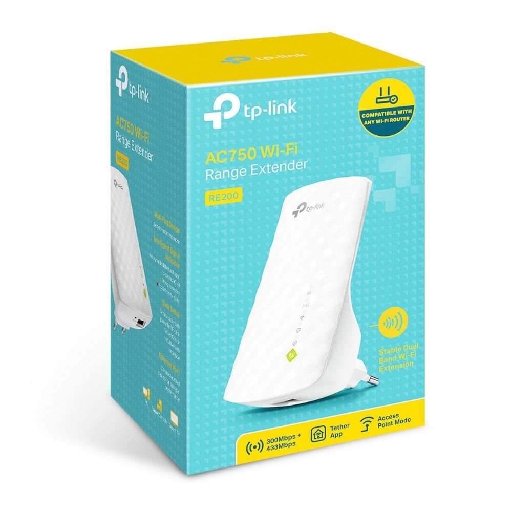 TL-RE200 TP-LINK KABLOSUZ AC750 POWERLINE ADAPTOR