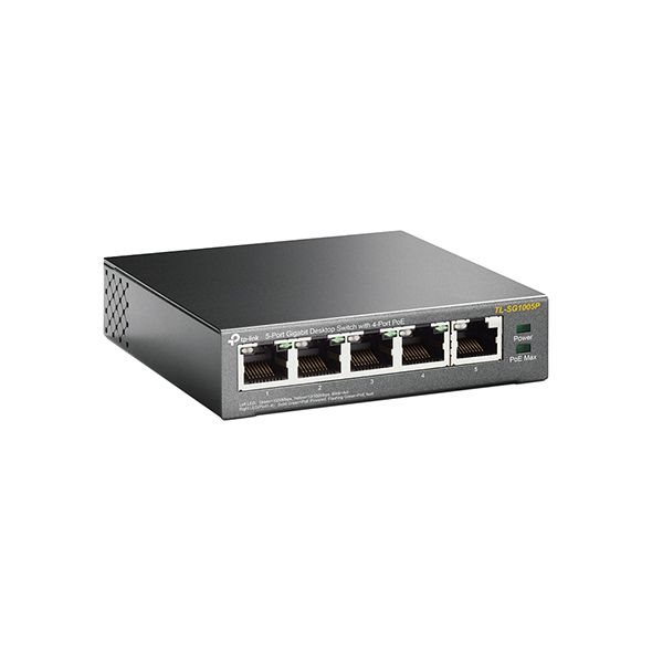 TP-LINK TL-SG1005P 5 PORT 10-100-1000MBPS 4 PORT POE