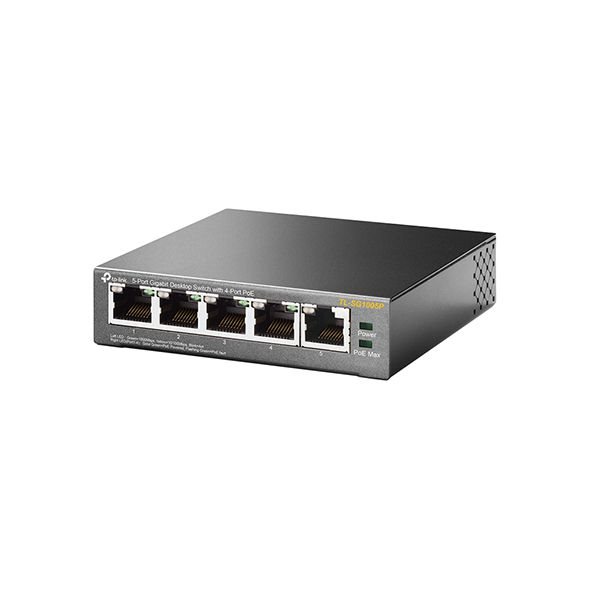 TP-LINK TL-SG1005P 5 PORT 10-100-1000MBPS 4 PORT POE