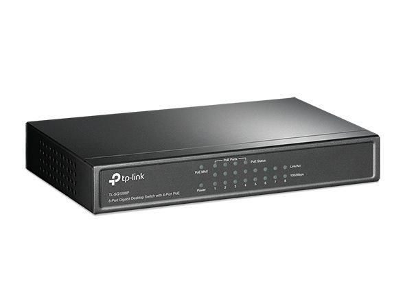 TP-LINK TL-SG1008P 8 PORT 10-100-1000MBPS SWITCH + 4 PORT POE