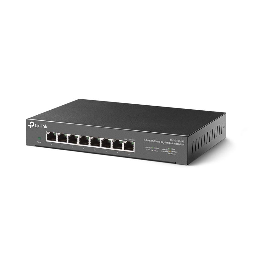 TP-LINK TL-SG108-M2 8 PORT 2.5G MULTI GIGABIT MASAUSTU SWITCH