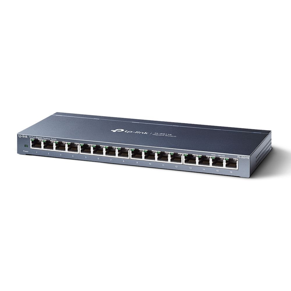 TP-LINK TL-SG116 16 PORT GIGABIT MASAUSTU SWITCH