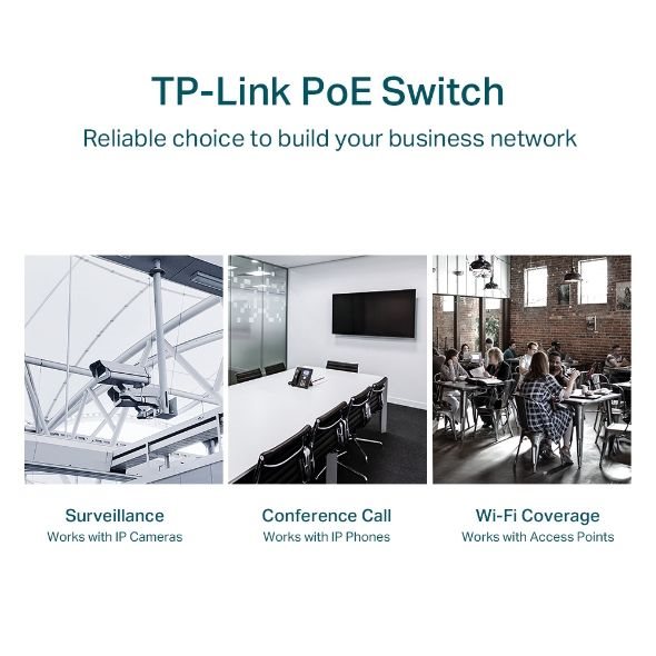 TL-SG1428PE TP-LINK 28 PORT GIGABIT SMART 24 POE SWITCH