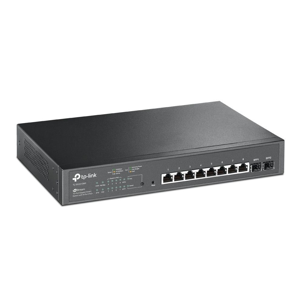 TL-SG2210MP TP-LINK 10 PORT 10-100-1000 GIGABIT 150W POE SWITCH