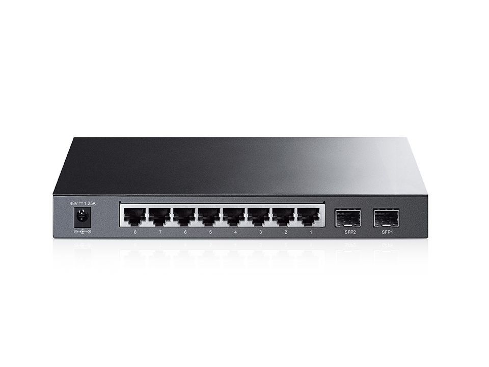 TP-LINK TL-SG2210P 10-100-1000MBPS 8XPORT POE 2 SFP CELIK KASA SWITCH