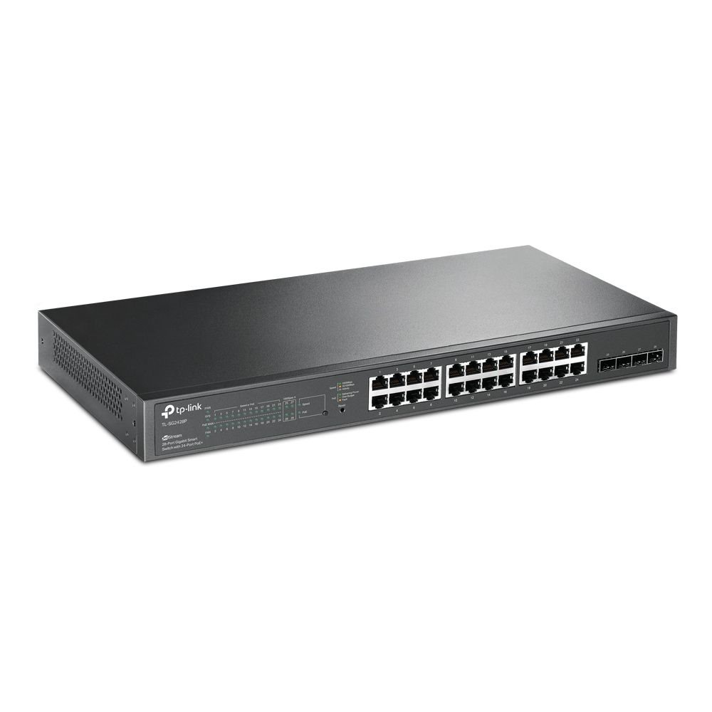 TL-SG2428P TP-LINK JETSTREAM 28 PORT 4 SFP 250W POE SWITCH