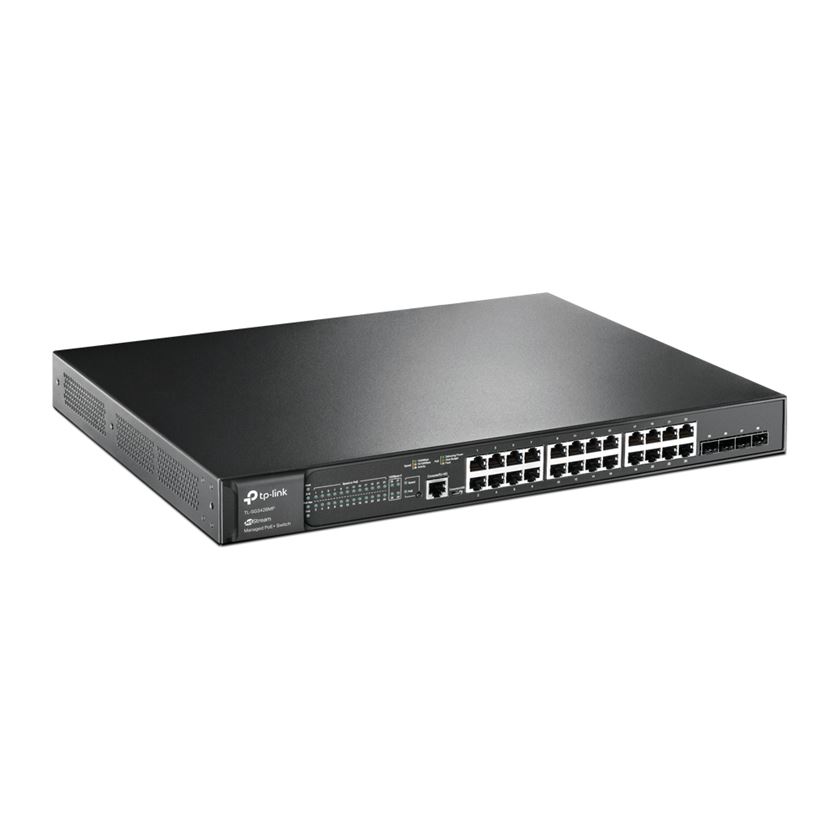 TP-LINK TL-SG3428MP 28 PORT GIGIBAIT 4 PORT GIGABIT L2 YONETILEBILIR SWITCH