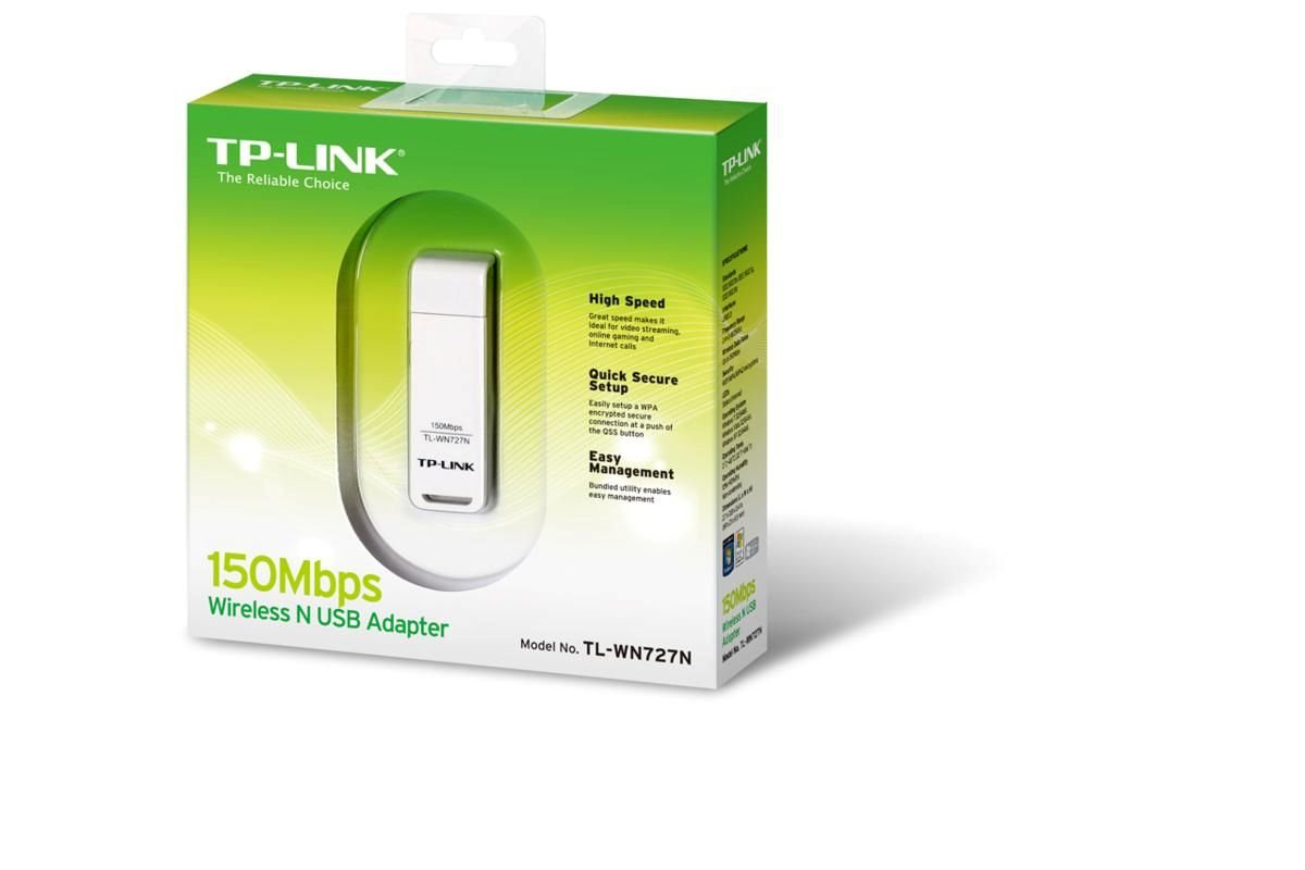 TL-WN727N TP-LINK 150MBPS KABLOSUZ USB ADAPTOR