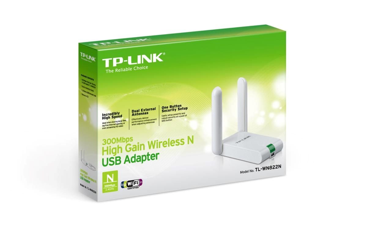 TL-WN822N TP-LINK 300MBPS KABLOSUZ N USB ADAPTOR