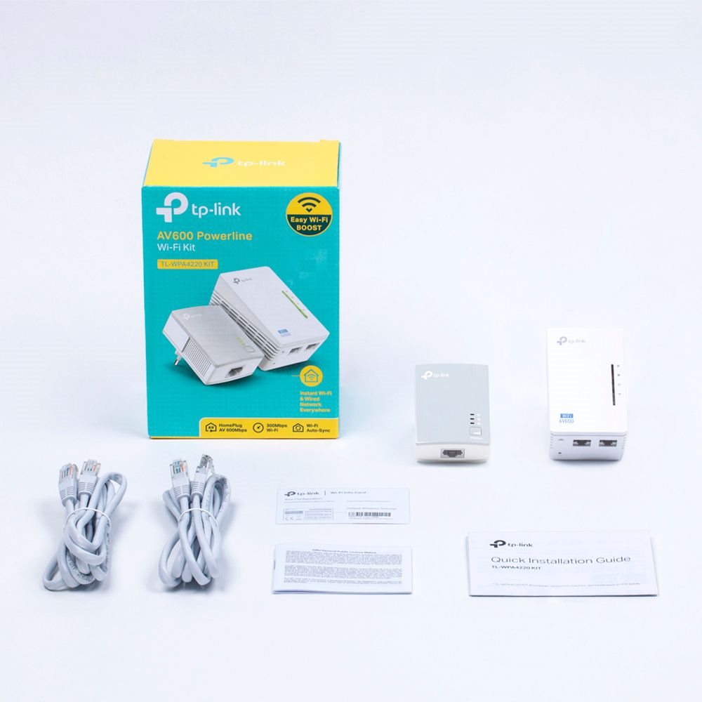 TP-LINK TL-WPA4220KIT 300MBPS POWERLINE EXTENDER