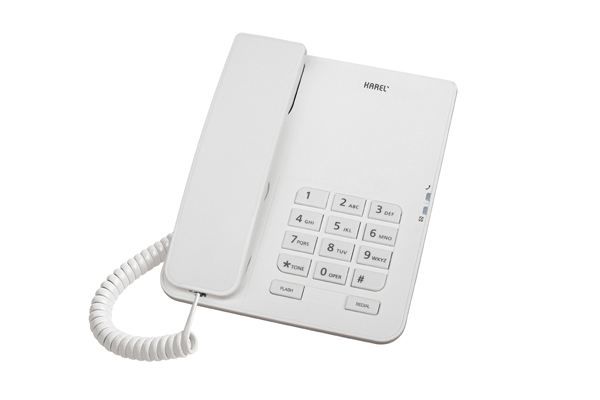 KAREL TM140 BEYAZ ANALOG MASA USTU KABLOLU TELEFON