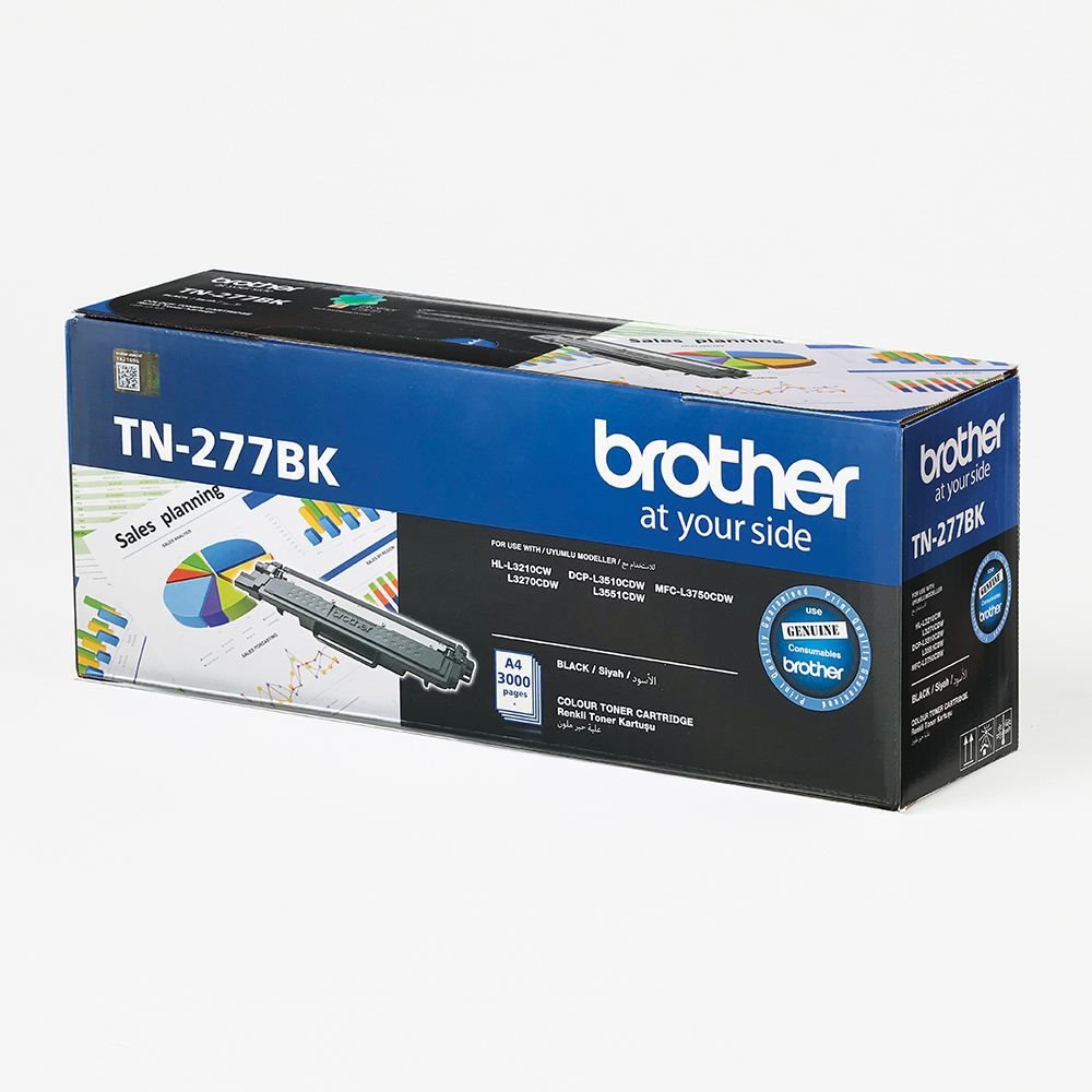 BROTHER TN-277BK SIYAH 3000 SAYFA LAZER TONER