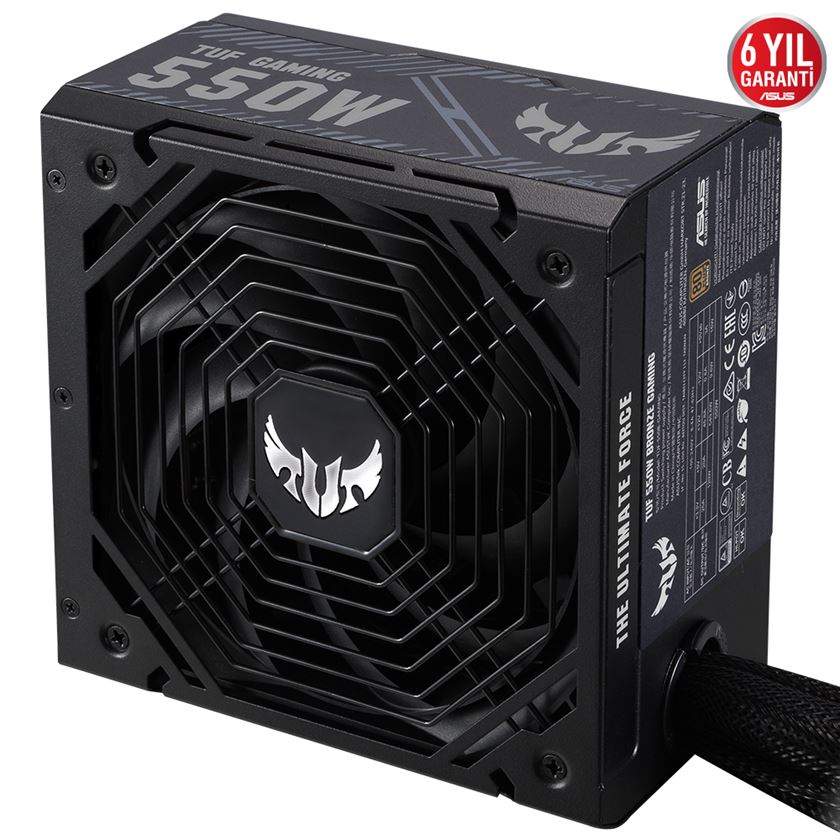 ASUS TUF GAMING 550B 80 PLUS BRONZE 550W GUC KAYNAGI 6 YIL GARANTI