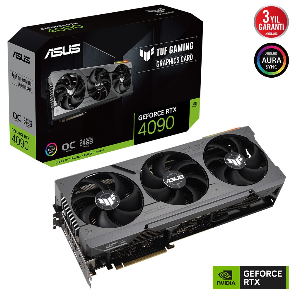 ASUS RTX4090 24GB GDDR6X 384BIT TUF 3XDP/2XHDMI (TUF-RTX4090...