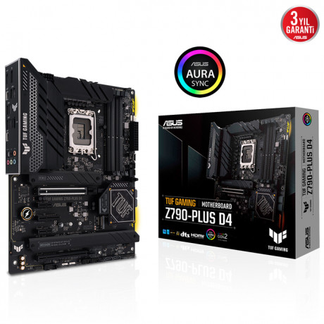 ASUS TUF GAMING Z790-PLUS D4 5333MHZ(OC) DP HDMI M.2 ATX 1700P