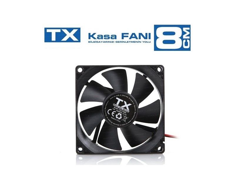 TXCCF08BK TX 8CM KASA FANI