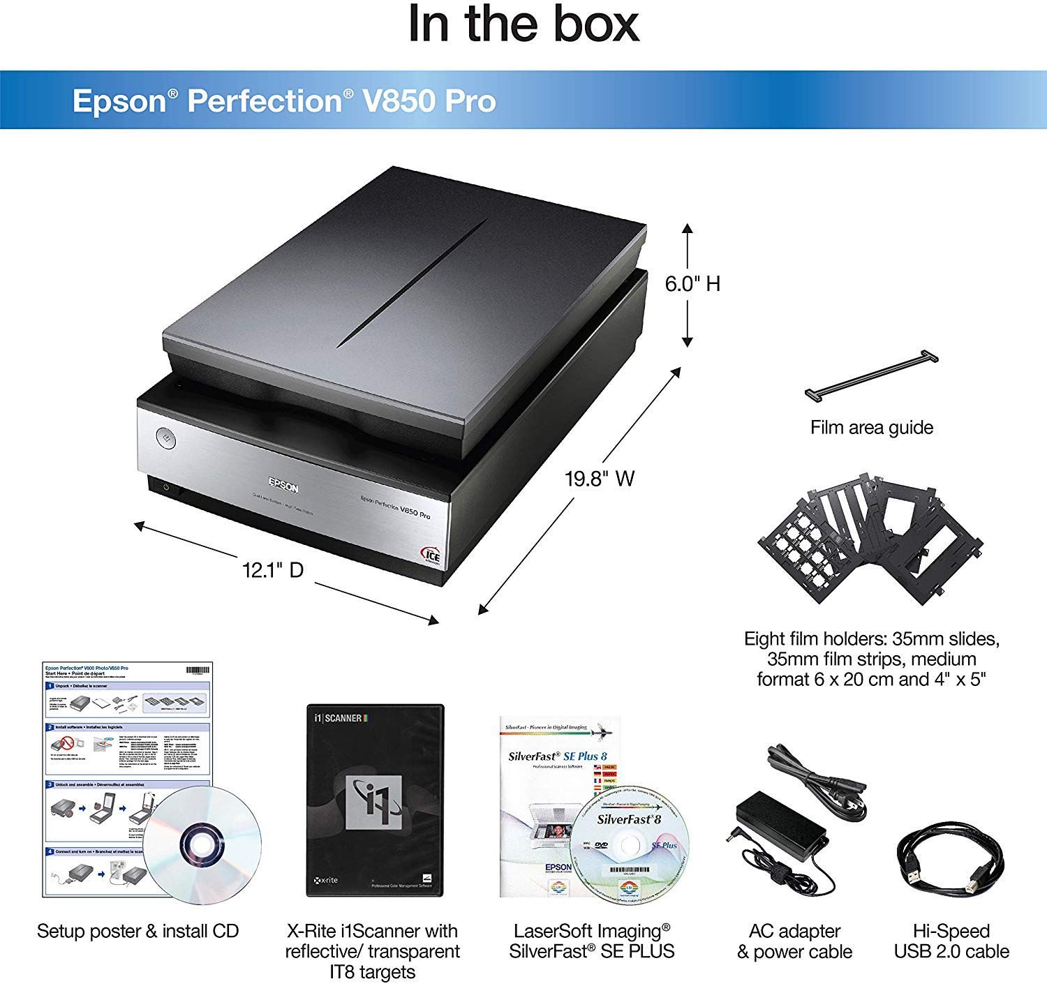 EPSON V850 EPSON PERFECTION V850 PRO PHOTO SCANNER