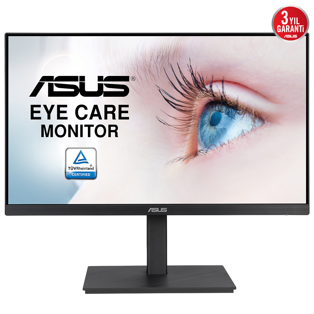 ASUS VA24EQSB 23.8 IPS FREESYNC 1920x1080 5MS 75HZ DP HDMI VGA VESA 3YIL EYECARE. PIVOT CERCEVESIZ MONITOR