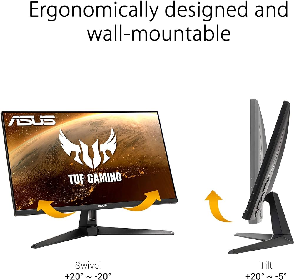 27 ASUS TUF GAMING VG27AQ1A IPS 1MS 170MHZ 2XHDMI 1XDP WQHD 2560X1440 HOPARLÖR VESA SİYAH GAMING MONİTÖR