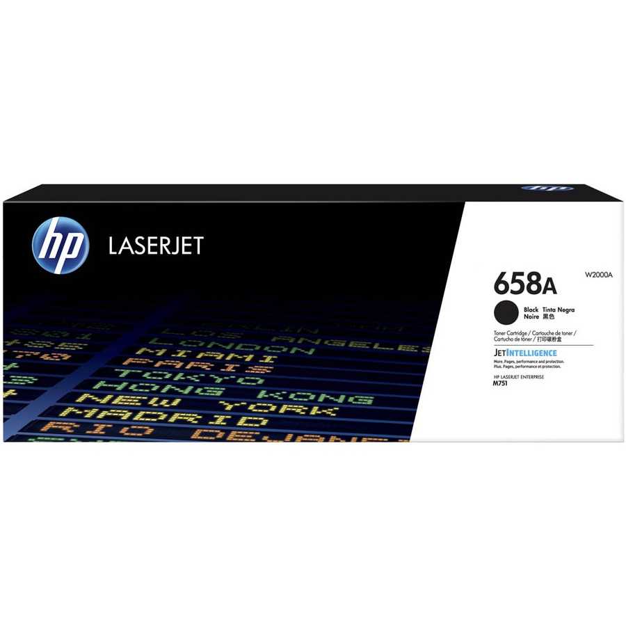 HP W2000A (658A) SIYAH LASERJET TONER