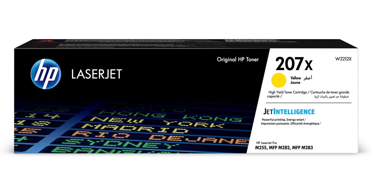 HP W2212X (207X) YÜKSEK KAPASİTELİ SARI LASERJET TONER 2.450 SAYFA