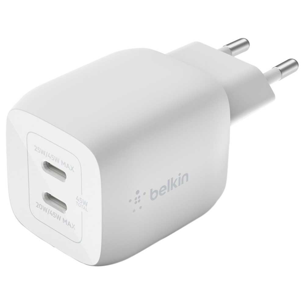 BELKIN WCH011VFWH DUAL USB-C 45W SARJ CIHAZI BEYAZ