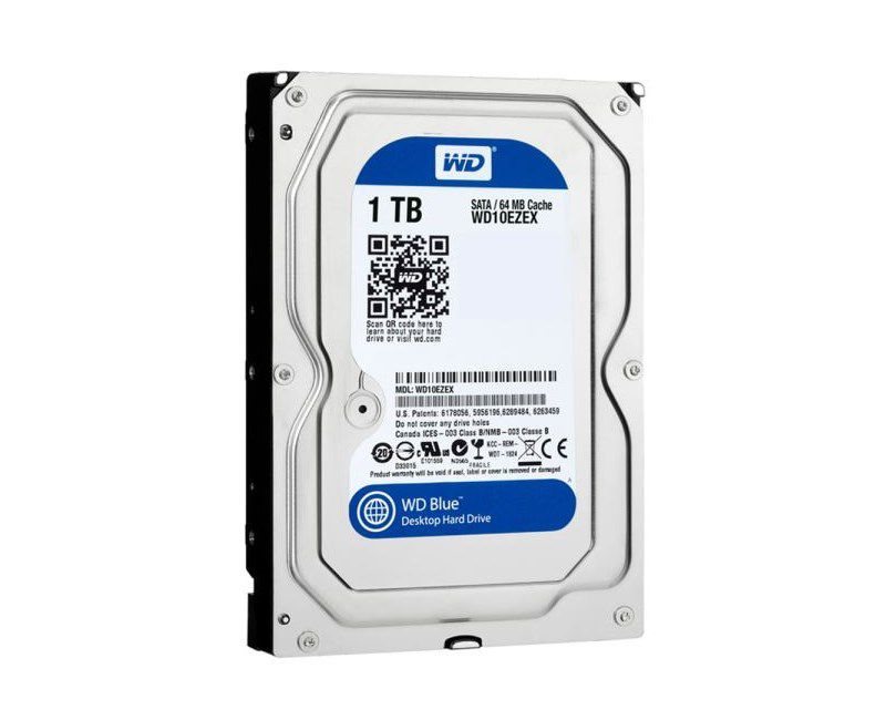 WD BLUE 3,5 SATA III 6GB-S 7200 RPM 1 TB 64MB WD10EZEX