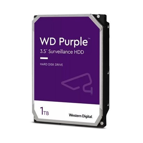 1 TB WD 3.5 PURPLE SATA3 5400RPM 64MB 7/24 GUVENLIK WD11PURZ (3 YIL RESMI DIST GARANTILI)