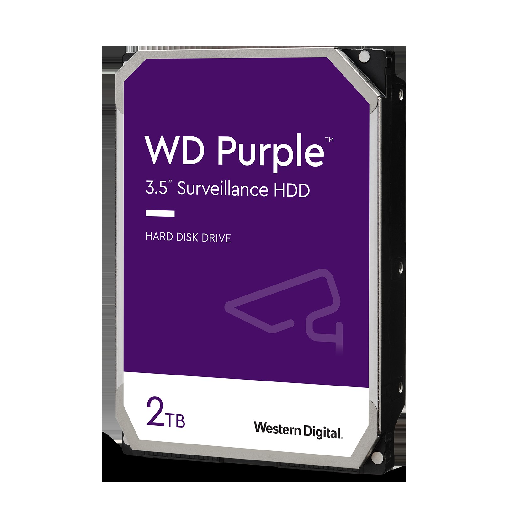 WD PURPLE 2 TB 256MB SATA3 180TB/Y 7/24 (WD23PURZ)...